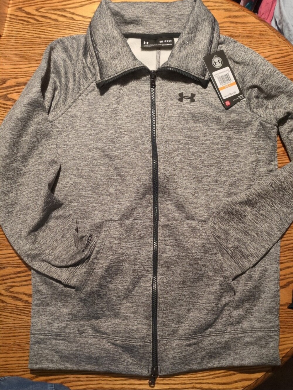 Under armour water resistant zip up jacket